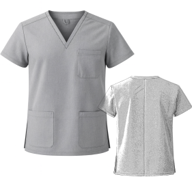 Moldes de confeccion para UNIFORMES Ambos Chaqueta medica 2951